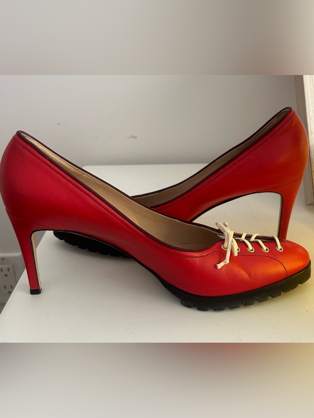 Gianni Versace Red Pumps sz 40